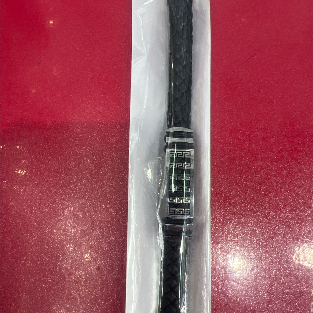 欧美风格硅胶不锈钢心电图手串时尚休闲饰品产品图