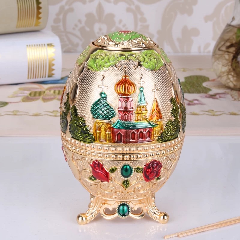European-style toothpick box, creative automatic high-end hand-pressed retro toothpick can, table and living room, simple toothpick bucket for home use detail image 8