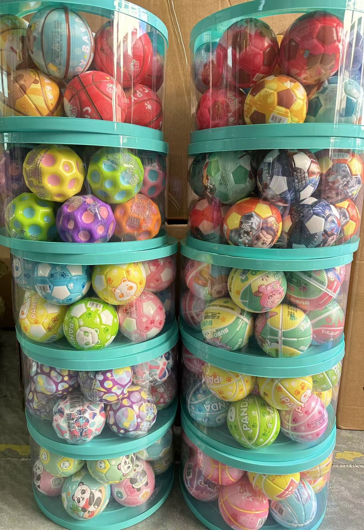 90号高弹球儿童室外运动球足球篮球球儿童卡通足球