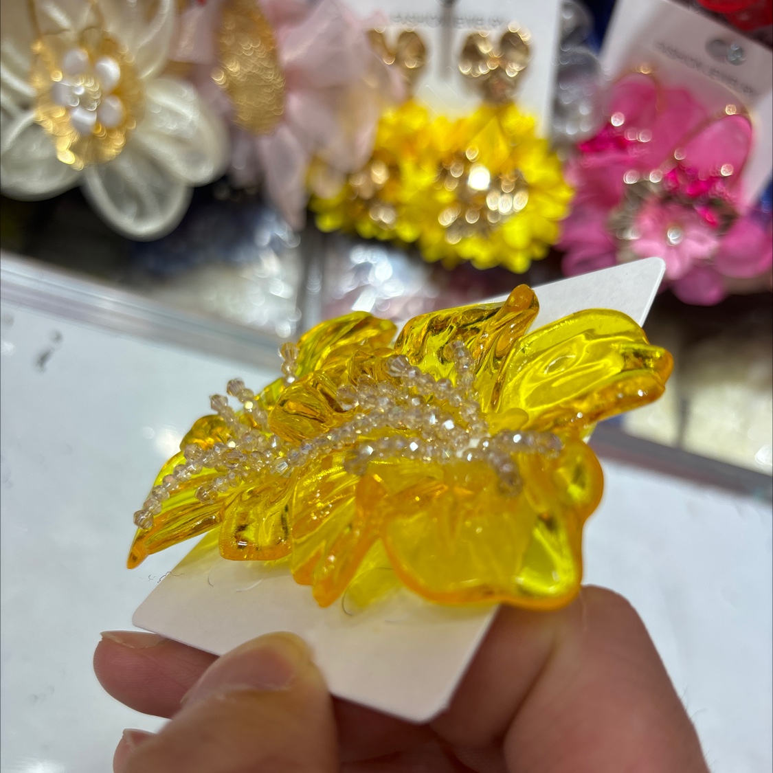 树脂流苏花蕊细节图