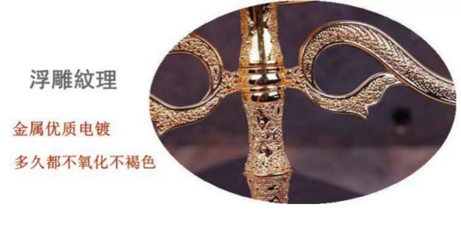 European-style high-end candlestick, romantic wedding decoration for candlelight dinner, hotel Western restaurant, home candlestick, creative decoration, alloy material, professionally manufactured, exquisite shape, European-style candlestick with unique beauty, pure hand-relief detail image 12