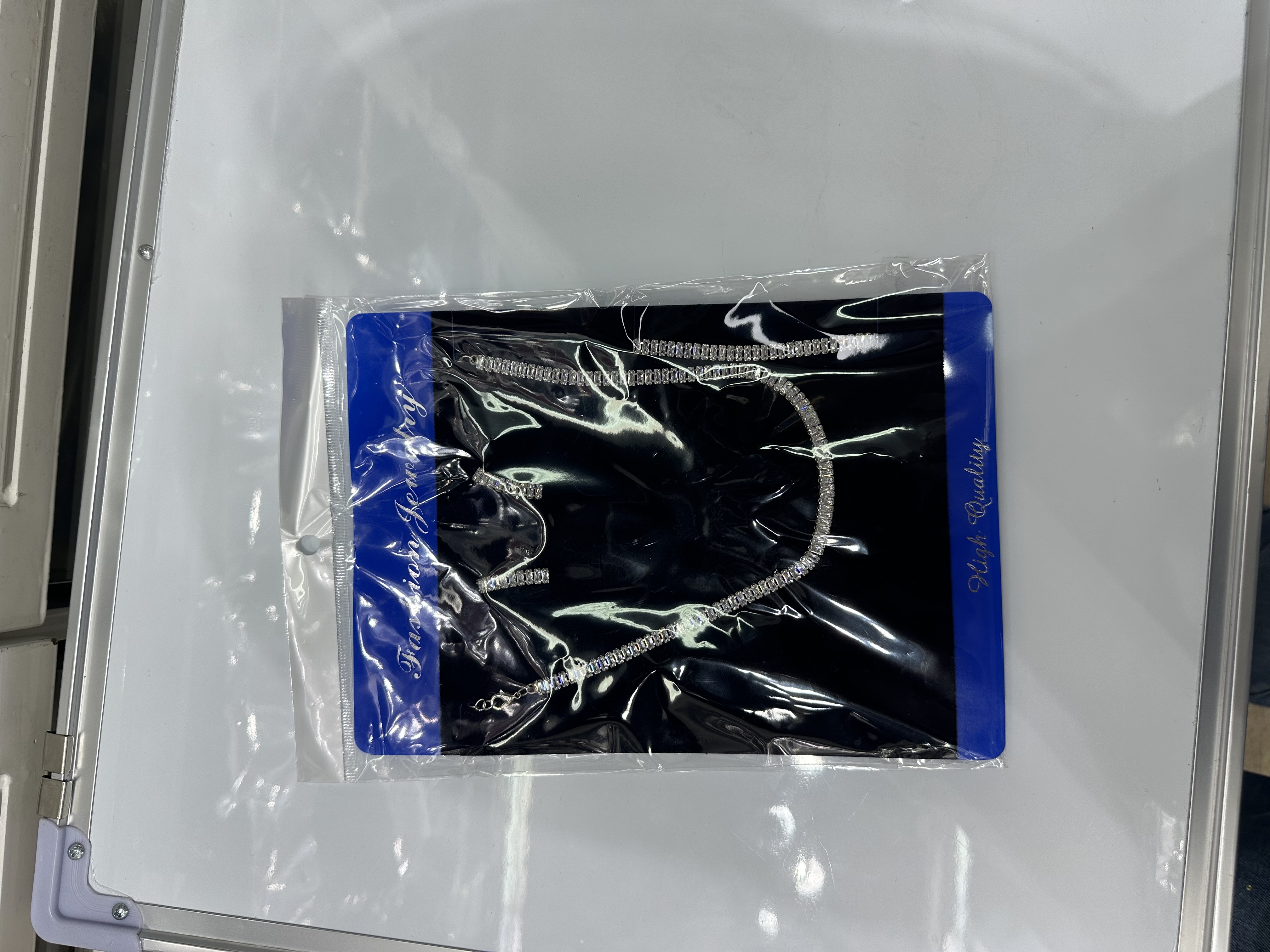 流行饰品四件套项链水钻瓜链项链