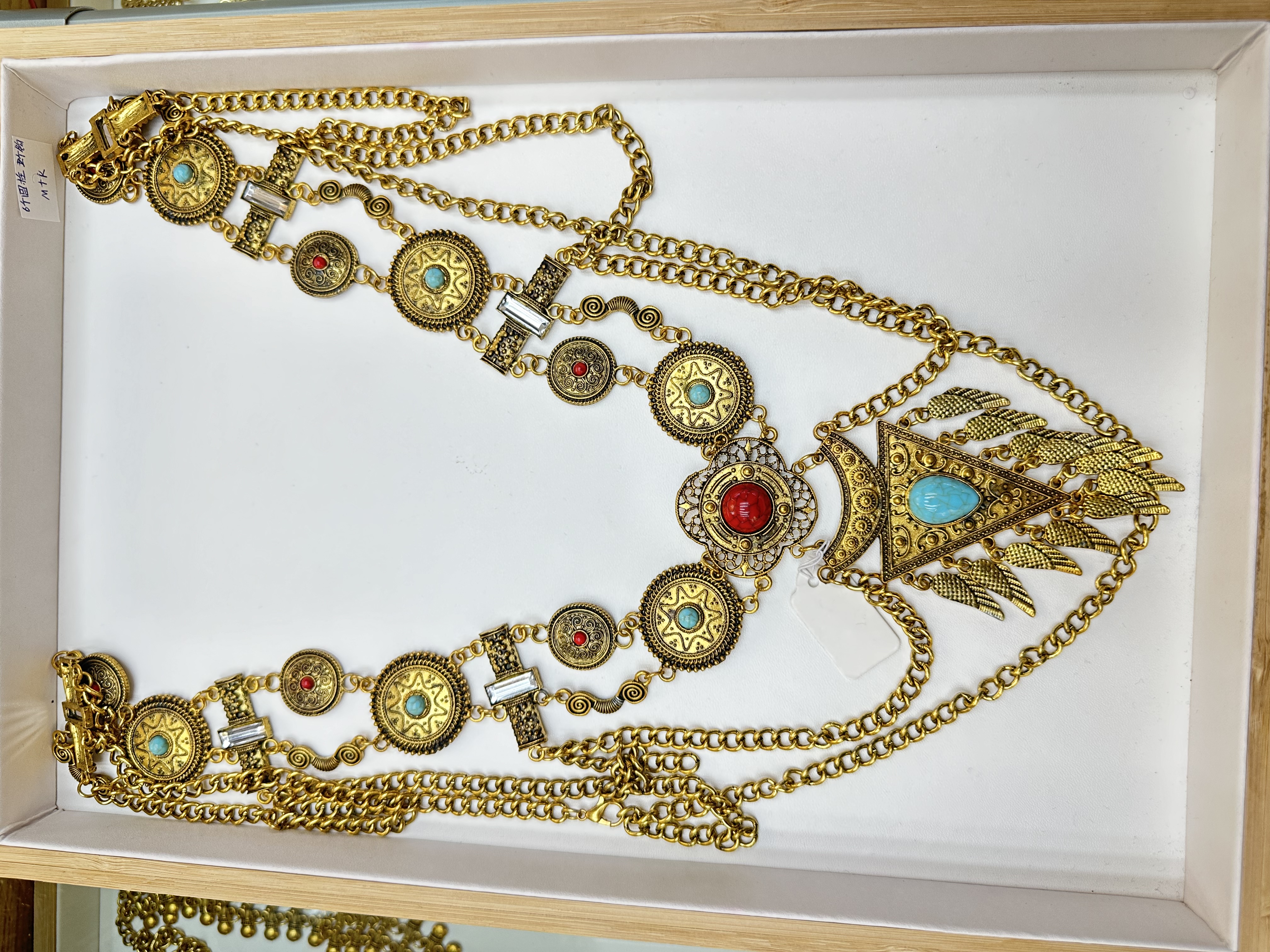 时尚合金项链女简约珍珠水钻瓜链首饰百搭潮流饰品送礼