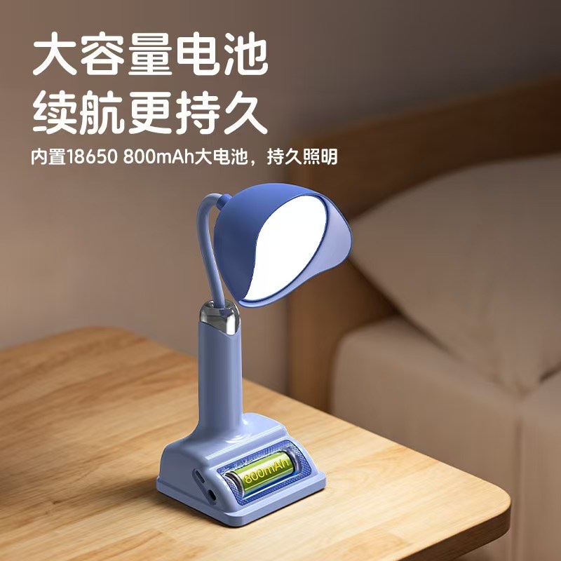 可爱台灯 小型护眼灯 学生用2025款桌面阅读灯 柔光学习灯护眼台灯 儿童台灯 夜灯详情图5