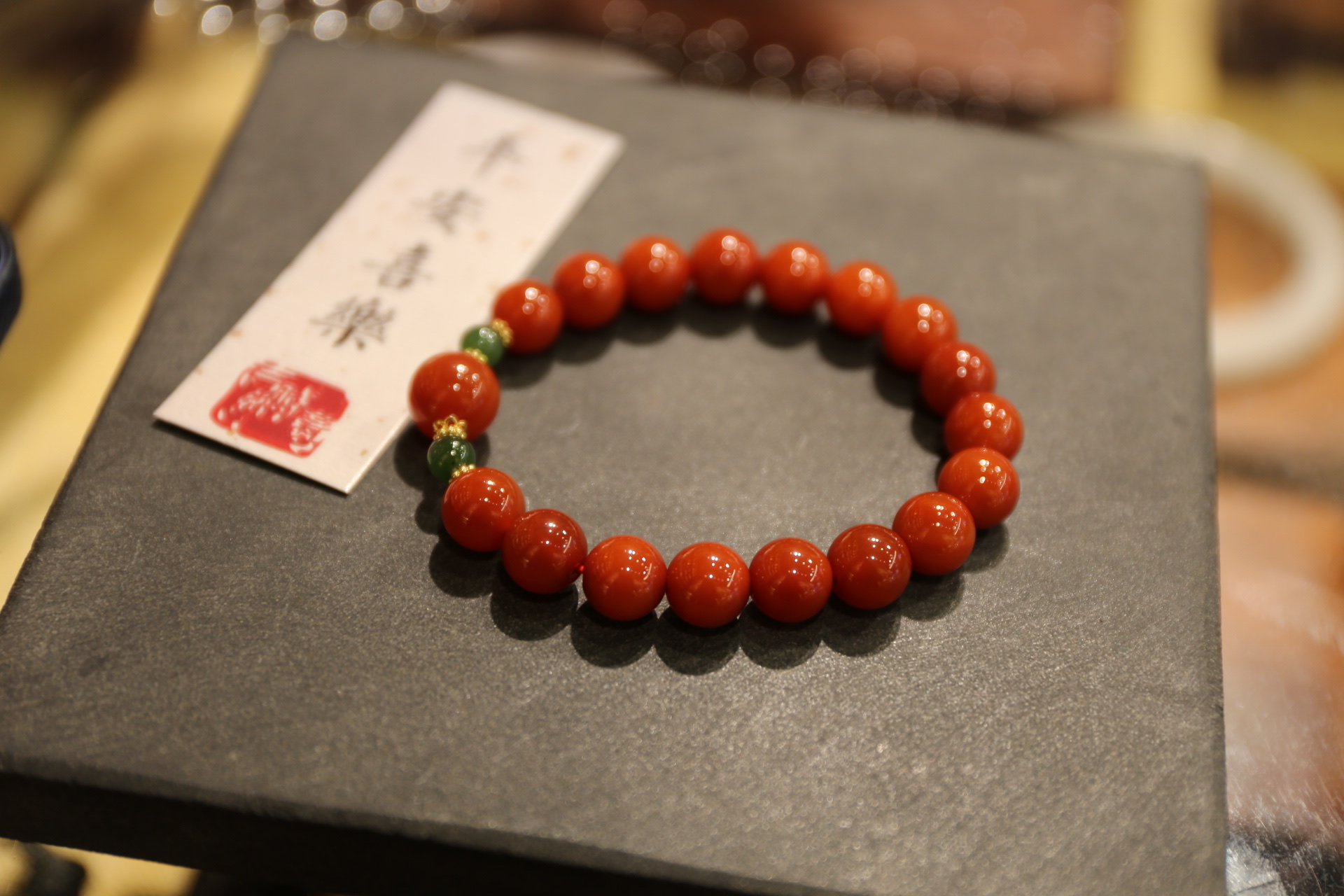 原创手作 新款来袭 天然南红玛瑙手串手串文玩手串文玩详情图3