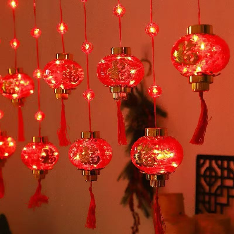 LED彩灯灯串节日装饰氛围灯串彩灯串室内户外温馨夜景装饰用品