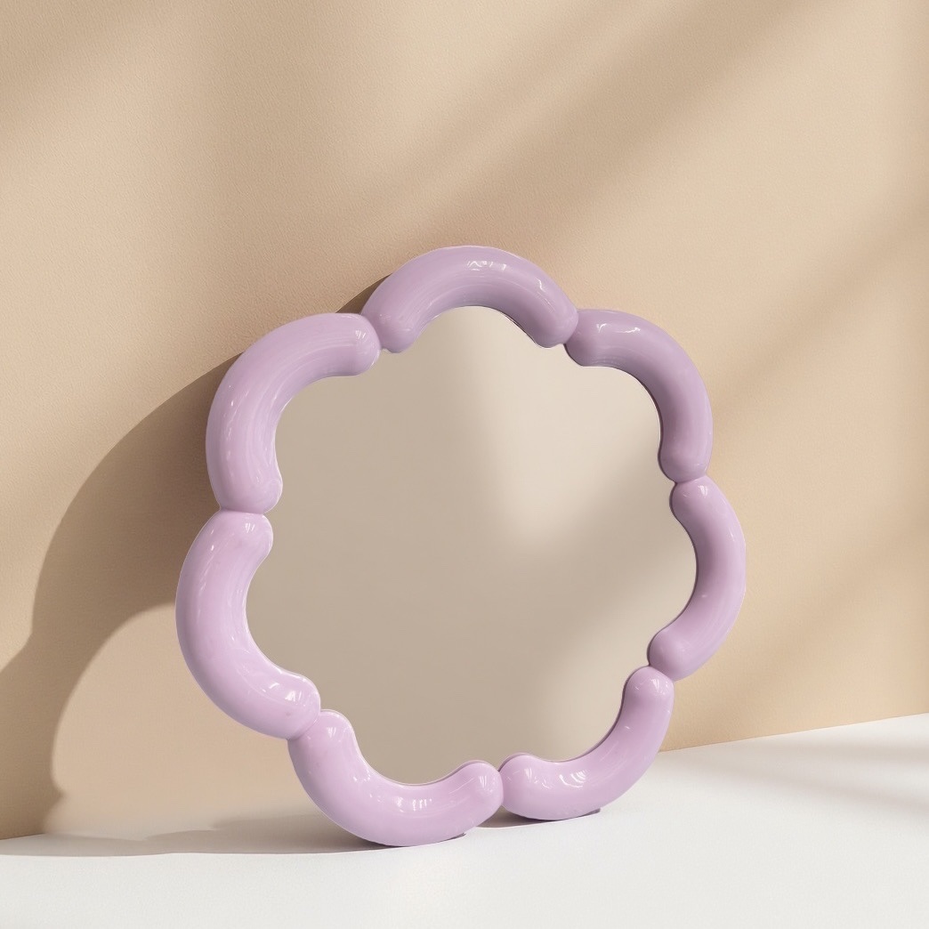 糖果化妆镜可壁挂卫浴镜工艺品墙挂装饰镜子挂件创意家居用品