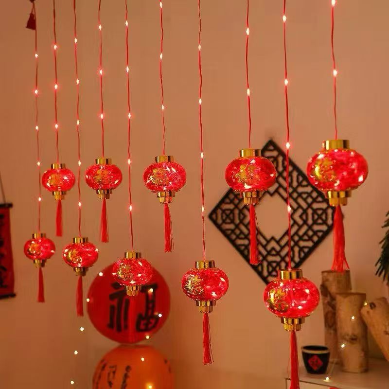 LED color light strings, festival decoration atmosphere light strings, color light strings, indoor and outdoor warm night scene decoration products Specification image