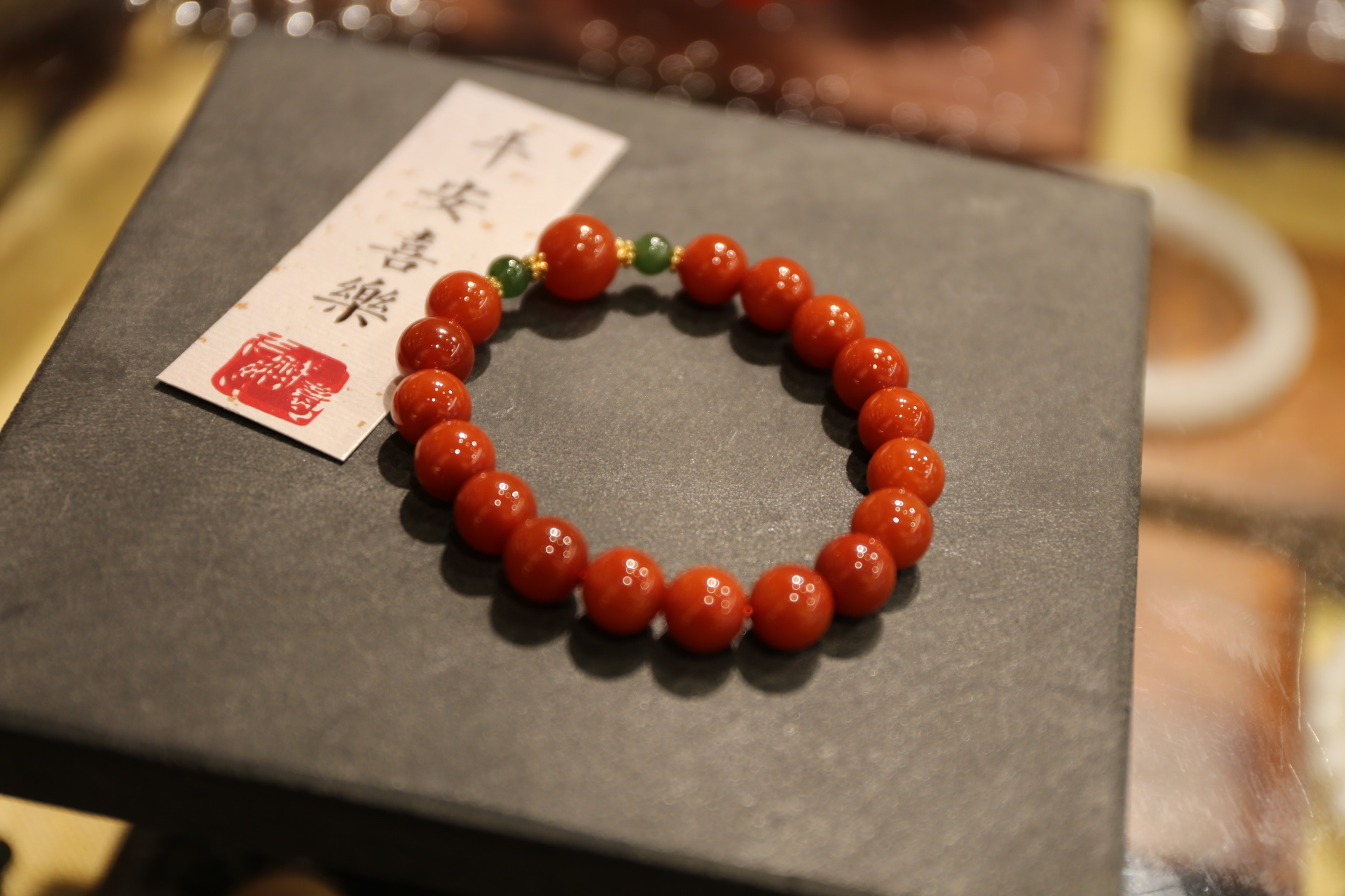 原创手作 新款来袭 天然南红玛瑙手串手串文玩手串文玩