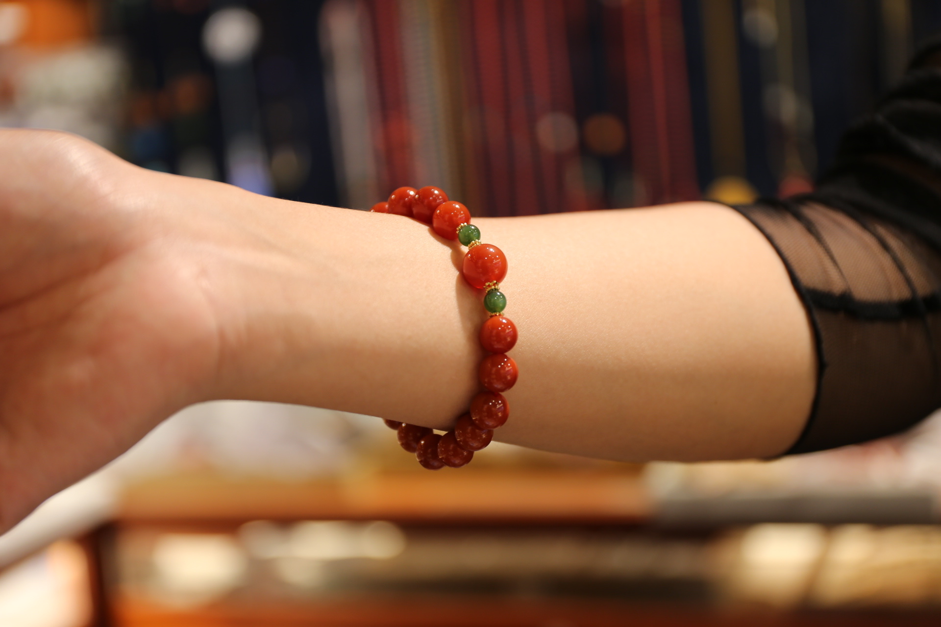 原创手作 新款来袭 天然南红玛瑙手串手串文玩手串文玩详情图6