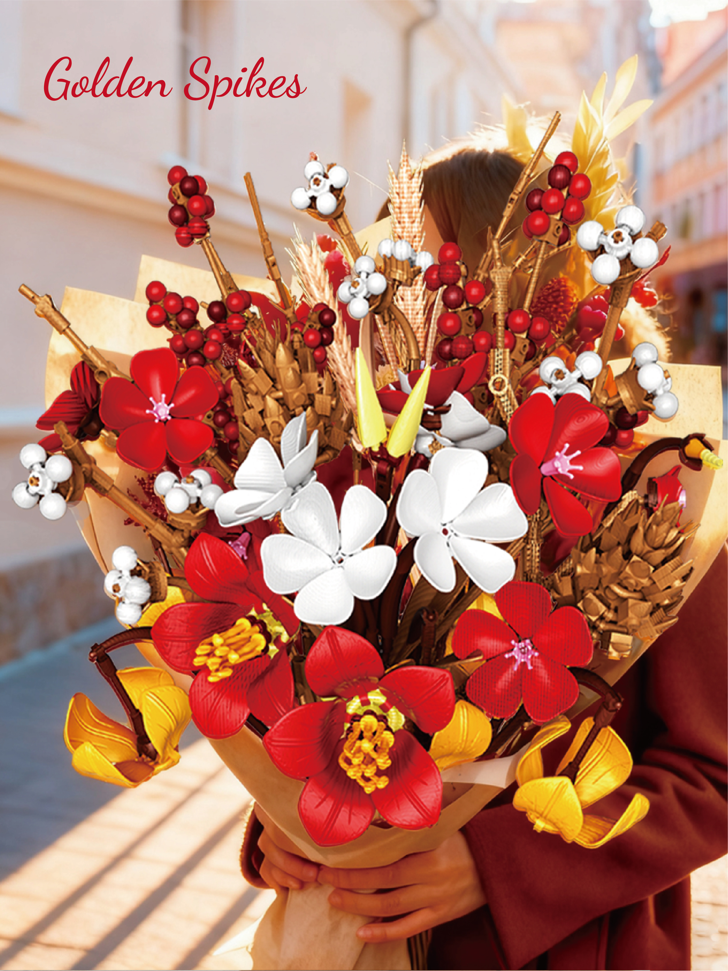 Building block flower