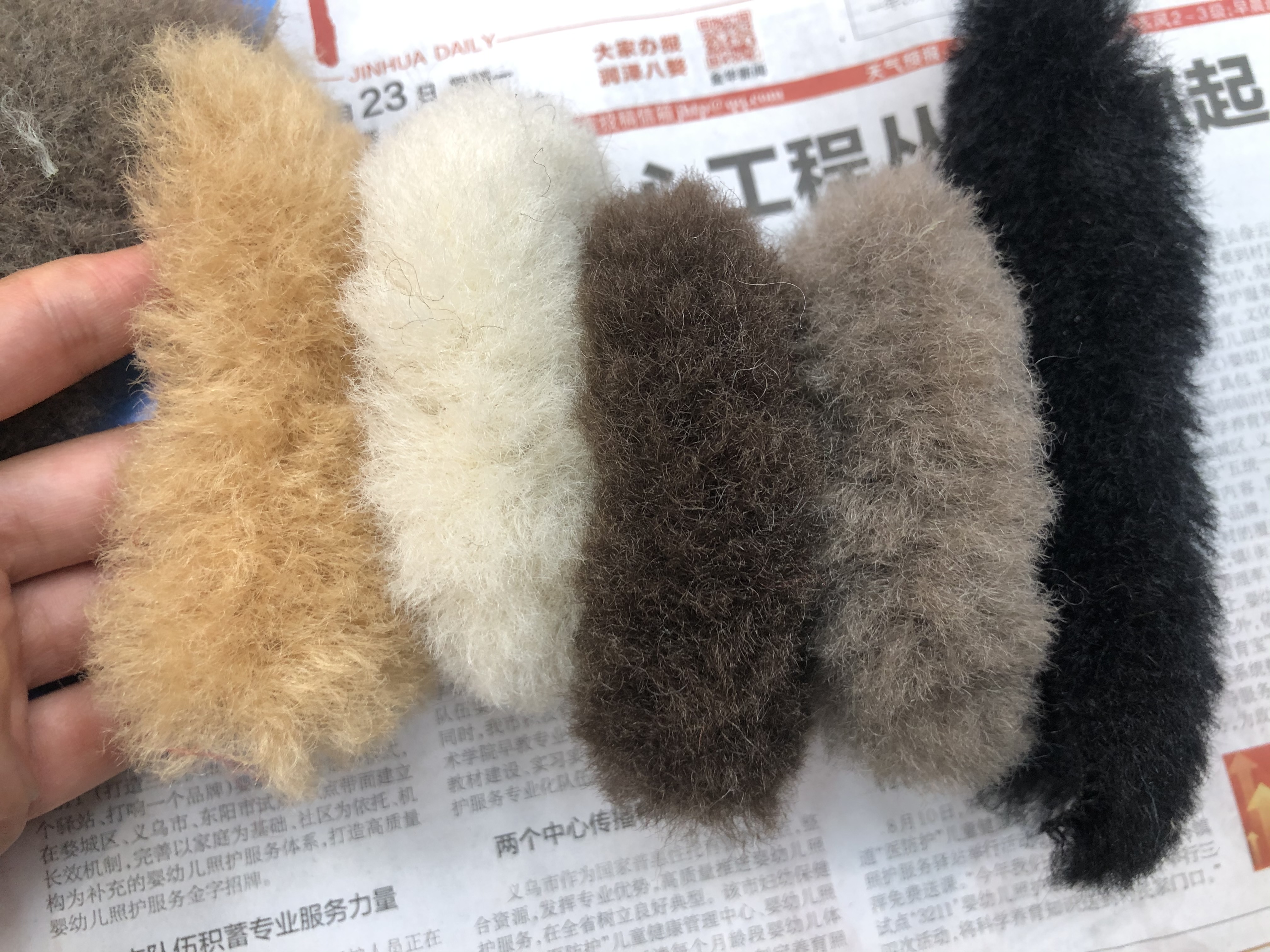 发圈发夹珠子椭圆