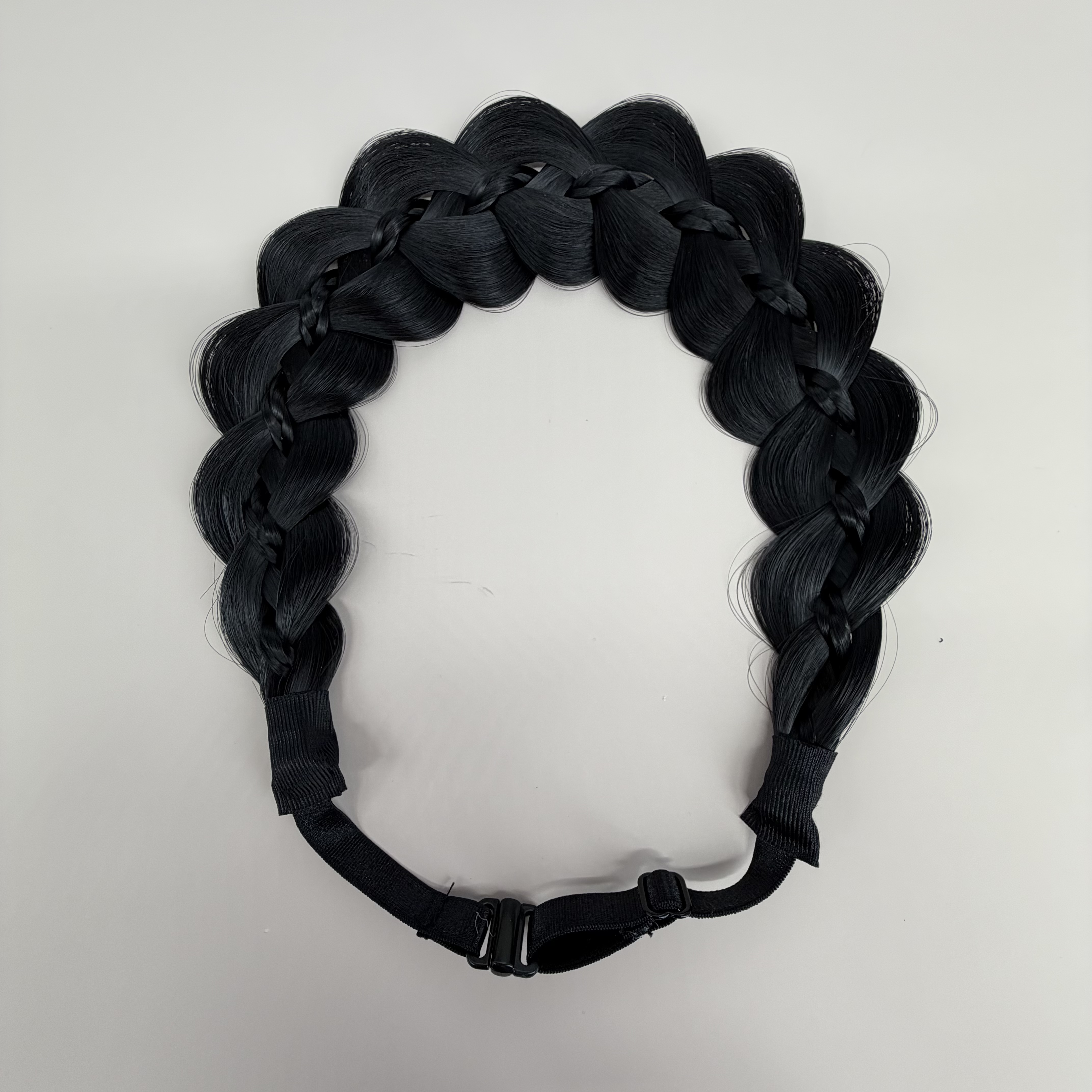 磁吸发箍假发一体鱼骨麻花辫新款编发头饰盘发带增高颅顶发饰头箍详情8