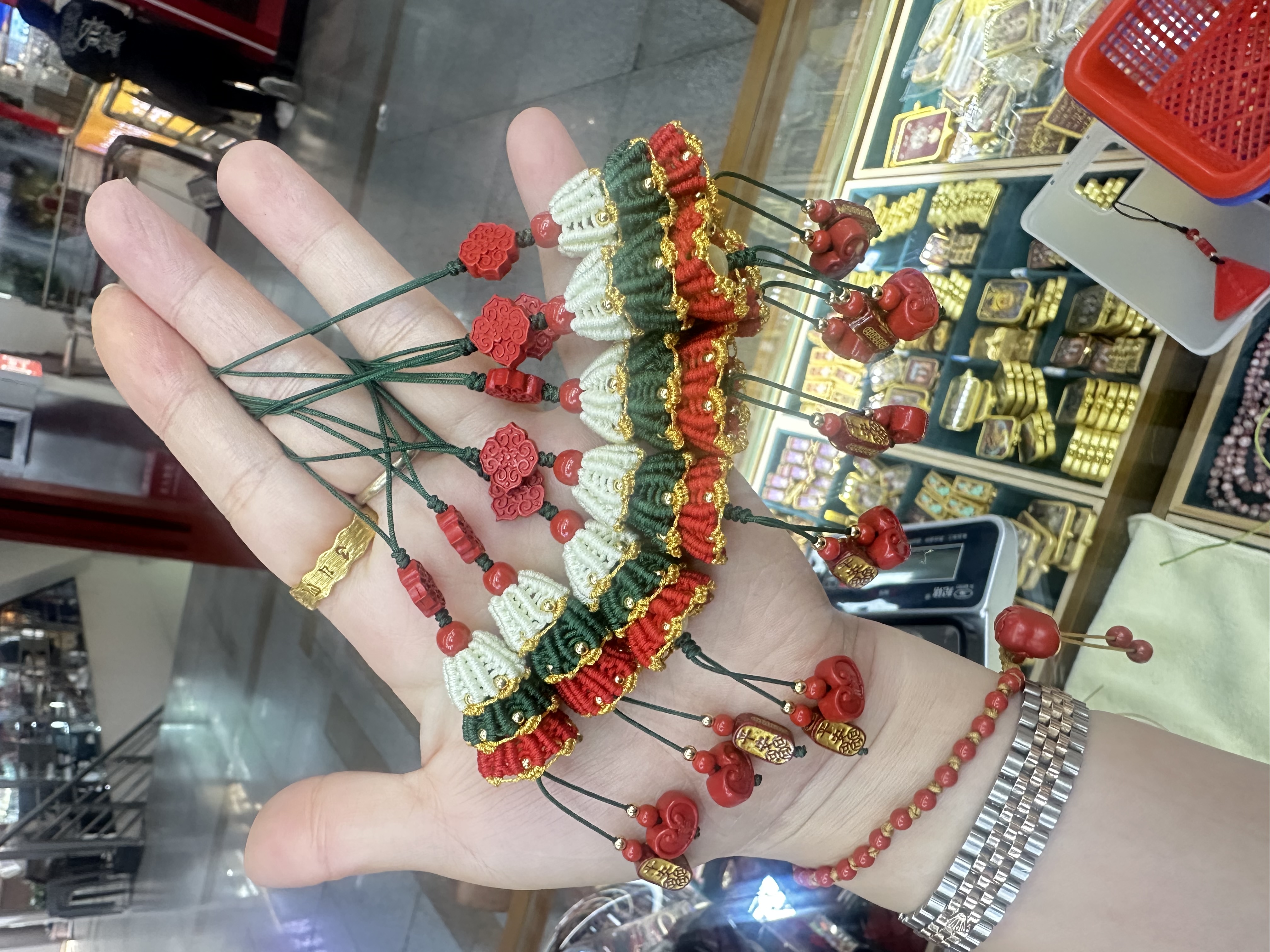 Cinnabar, mobile phone pendants, bag pendants details Picture