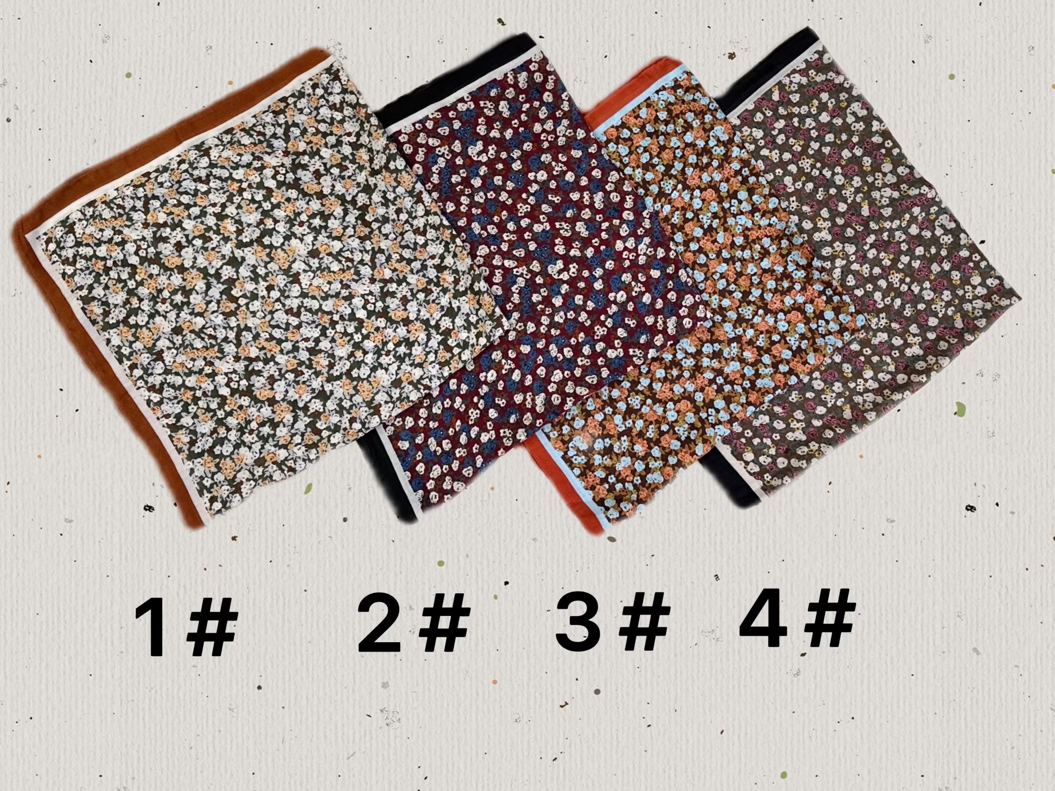 This is a high-quality cotton and linen square scarf of 90*90 for autumn and winter. It is light, breathable, fashionable and versatile detail image 6