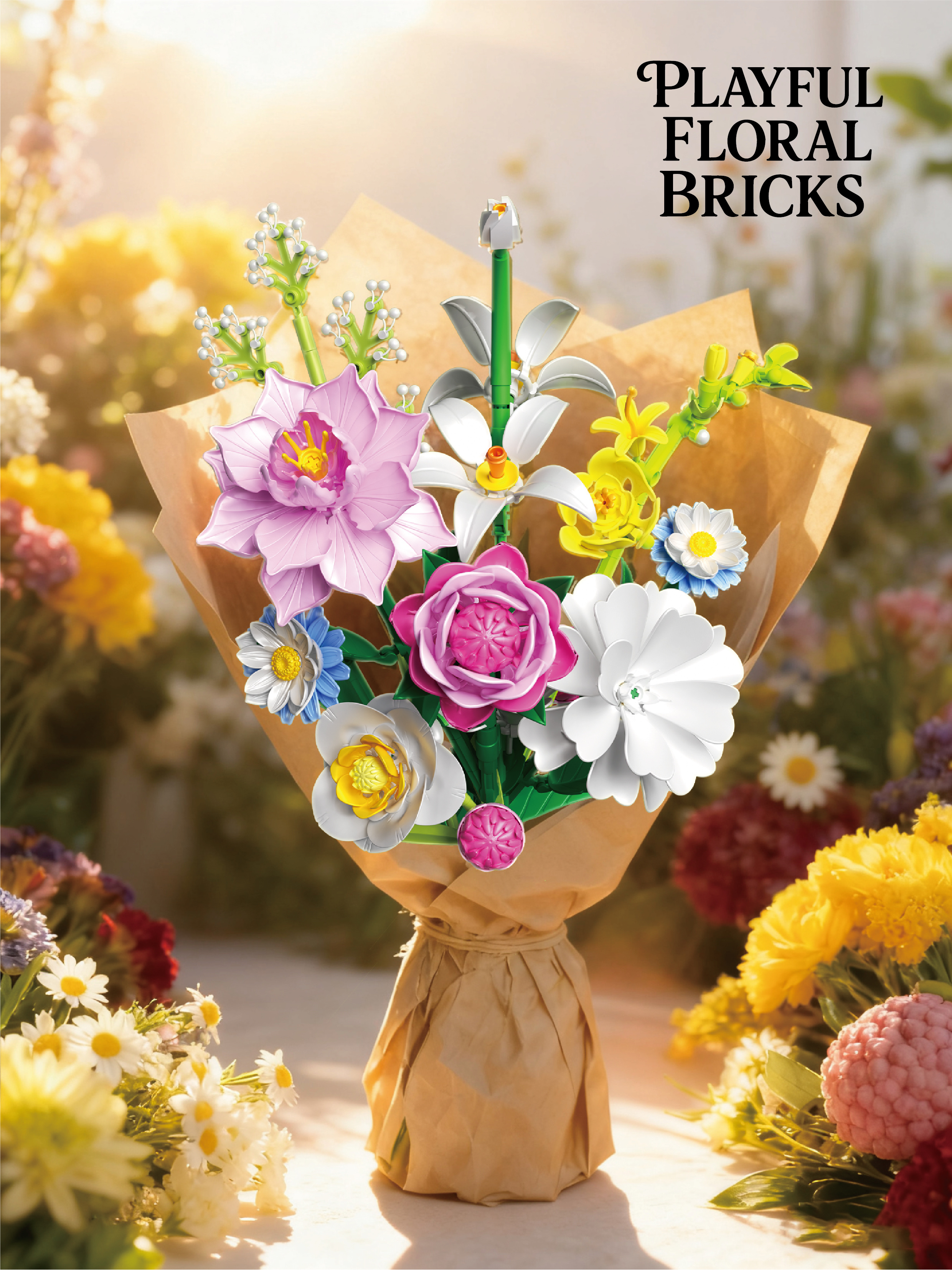 Building block flower Specification image