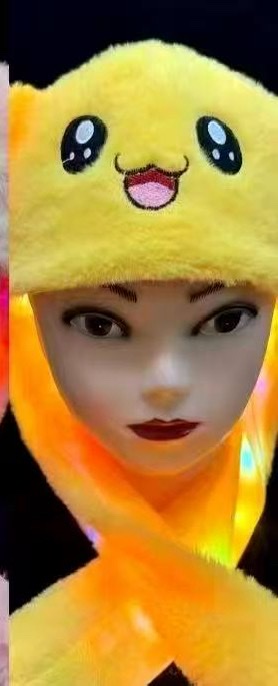 发光耳朵会动抖音帽发光发光玩具细节图