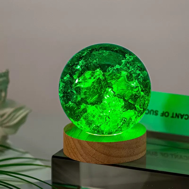 水晶球小夜灯