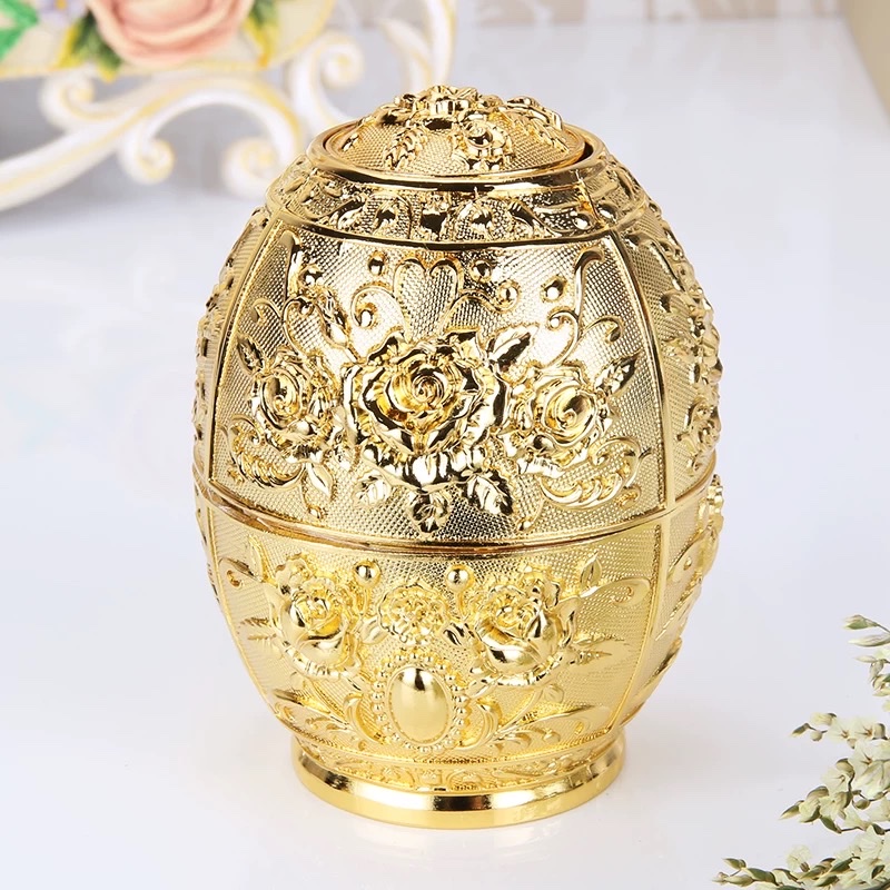European-style toothpick box, creative automatic high-end hand-pressed retro toothpick can, table and living room, simple toothpick bucket for home use detail image 2