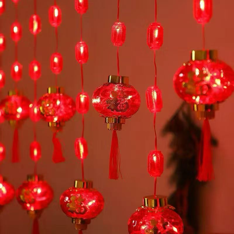 LED color light strings, festival decoration atmosphere light strings, color light strings, indoor and outdoor warm night scene decoration products details Picture