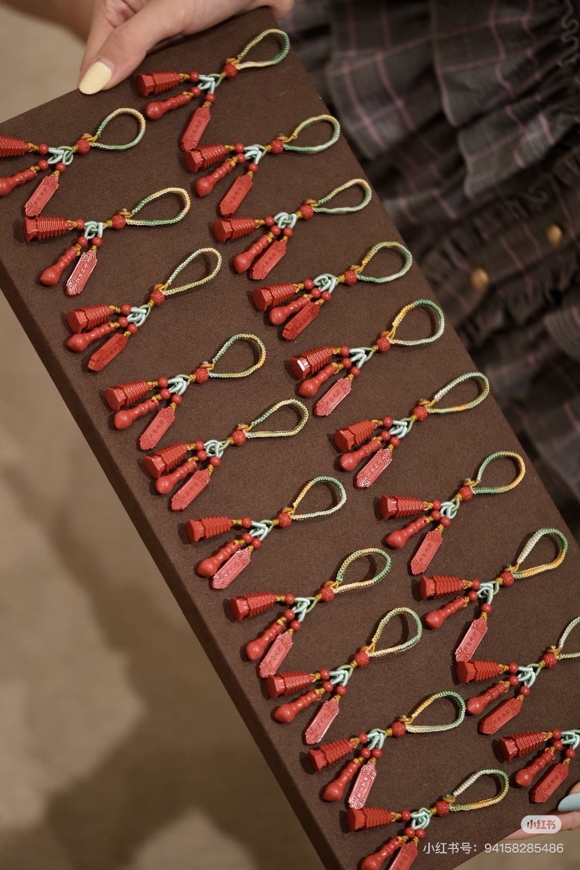 朱砂文昌笔念珠