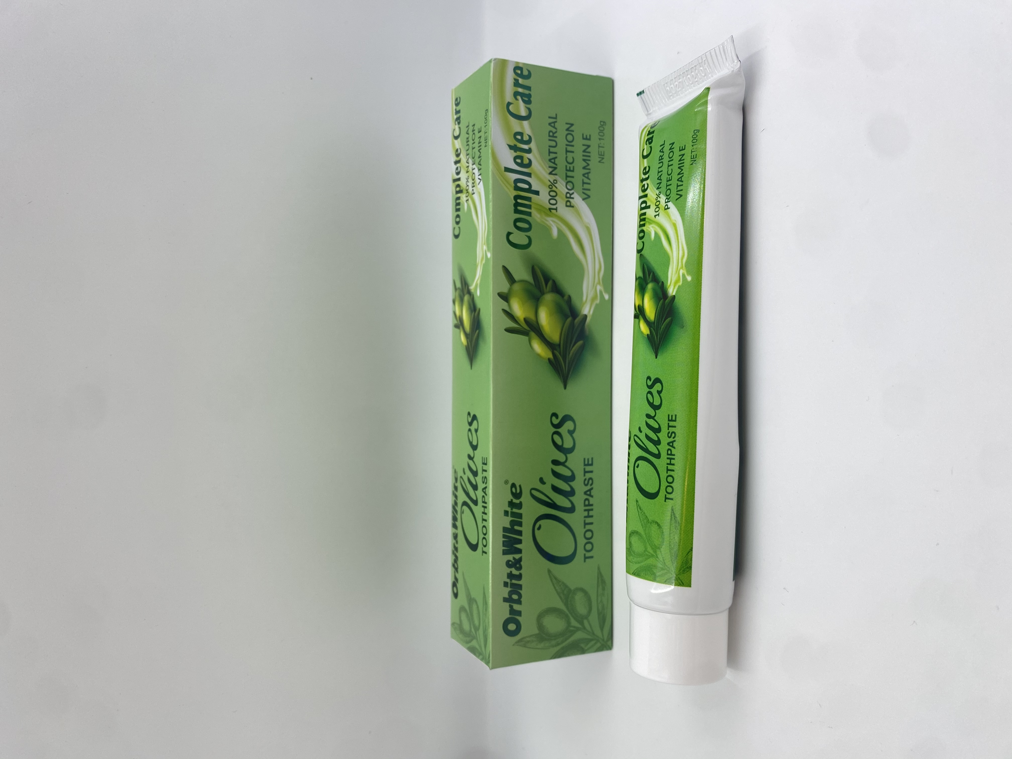 Orbit&white橄榄牙膏净白牙齿清新口气100g厂直直供现货