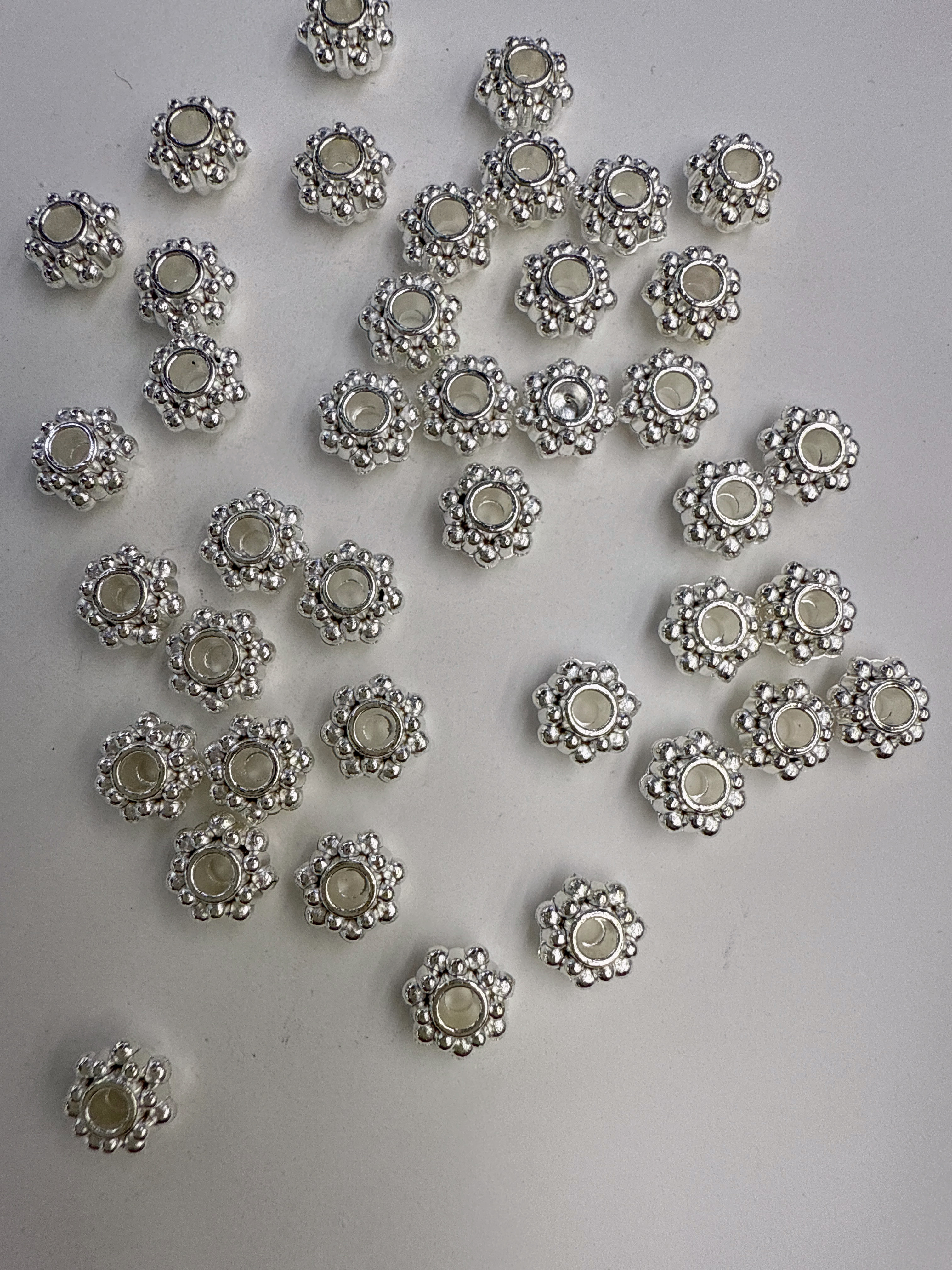 DIY handcrafted metal spacer jewelry accessories detail image 2