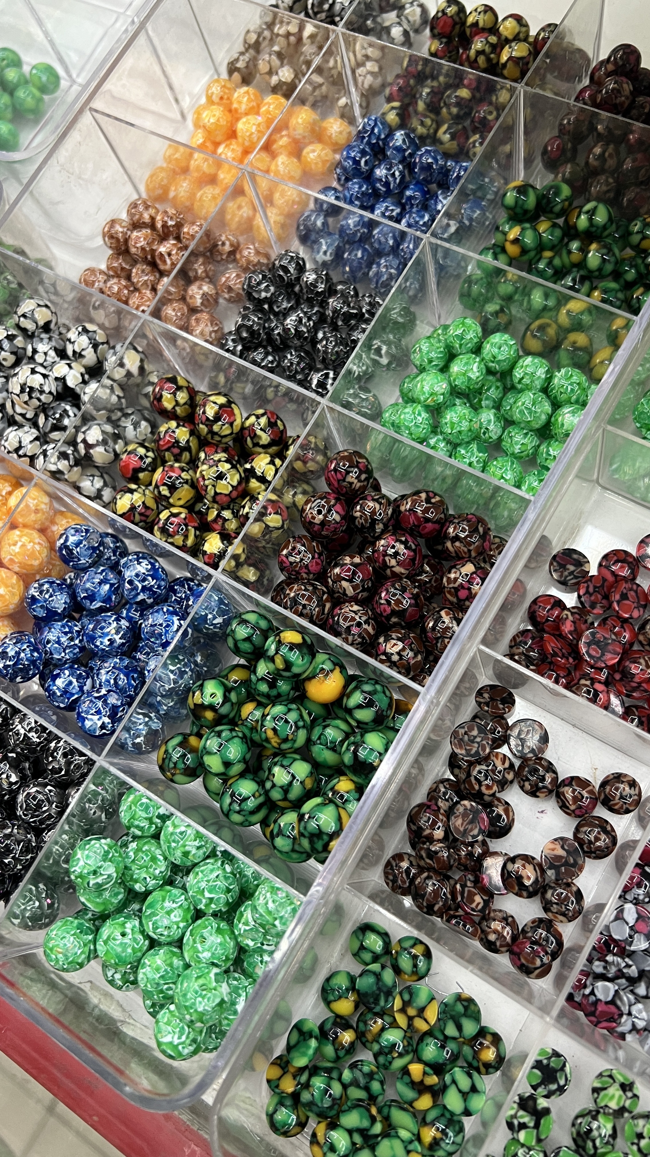 树脂饰品配件异域风个性手工串珠 直孔10mm12mm详情图4