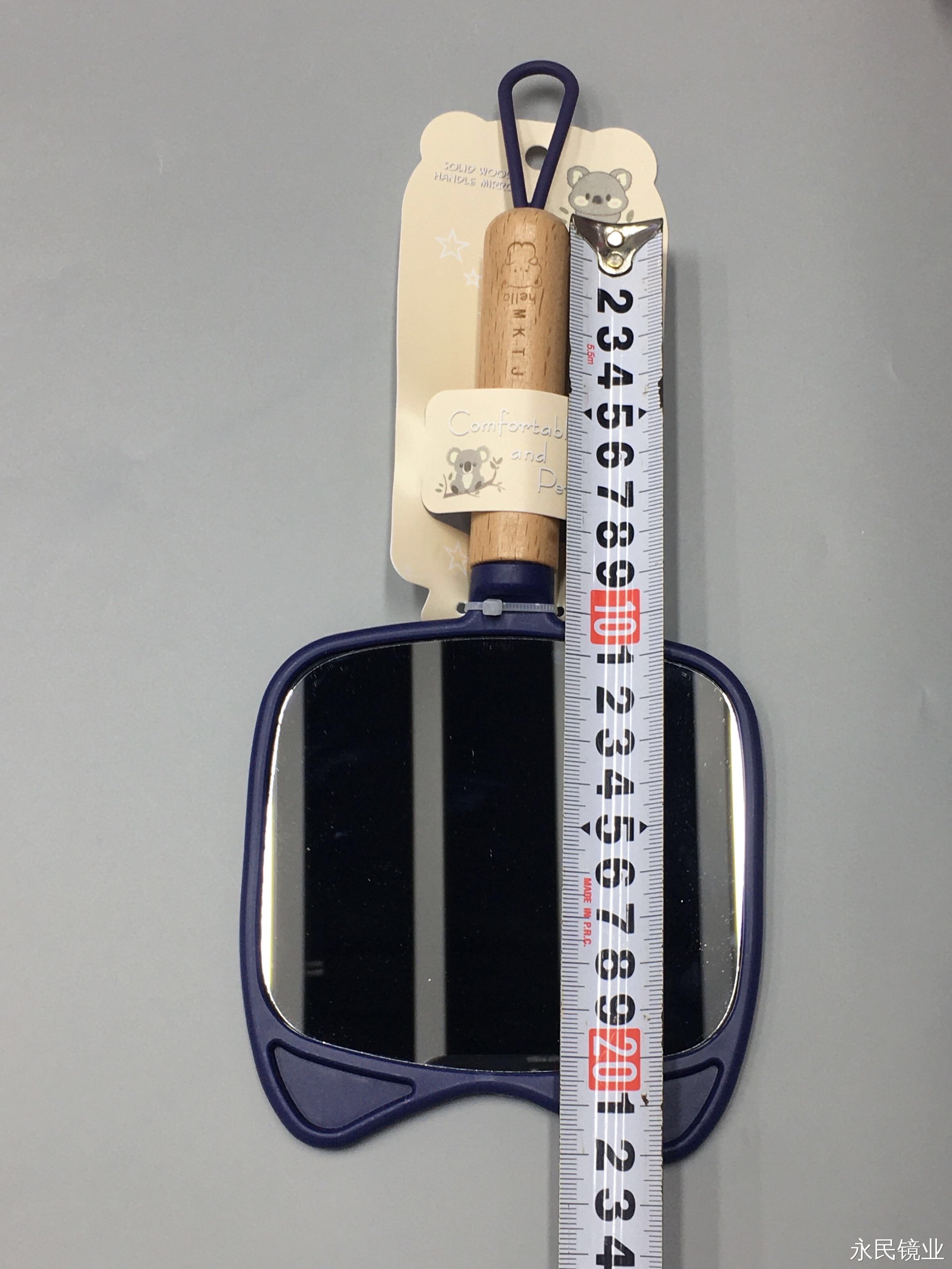 【永民镜业】M503-1手柄镜 随时随地打造完美妆容 精美设计镜面清晰明亮 简约时尚百搭详情图4