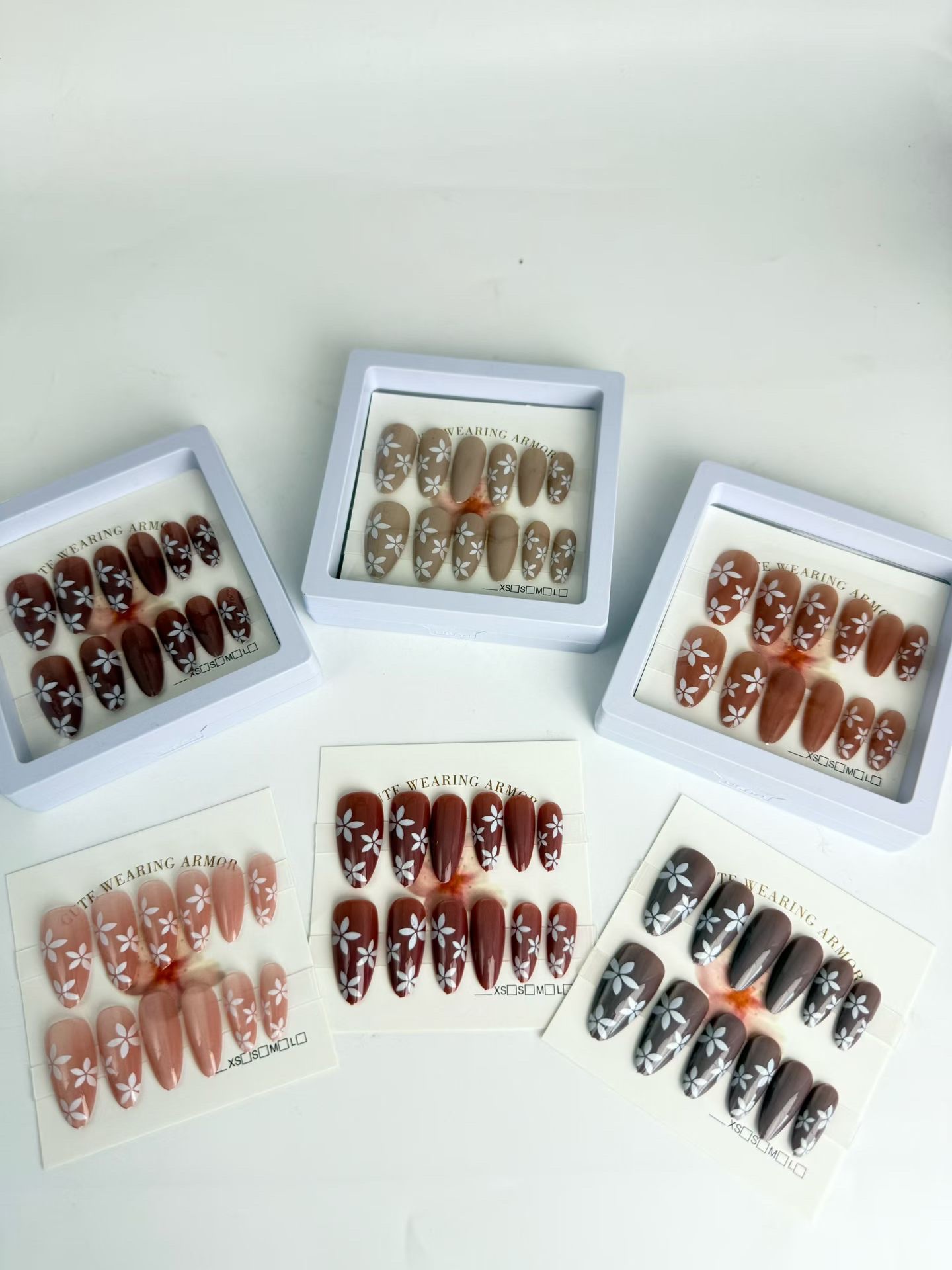 美甲穿戴甲批发甲片花色美甲产品图