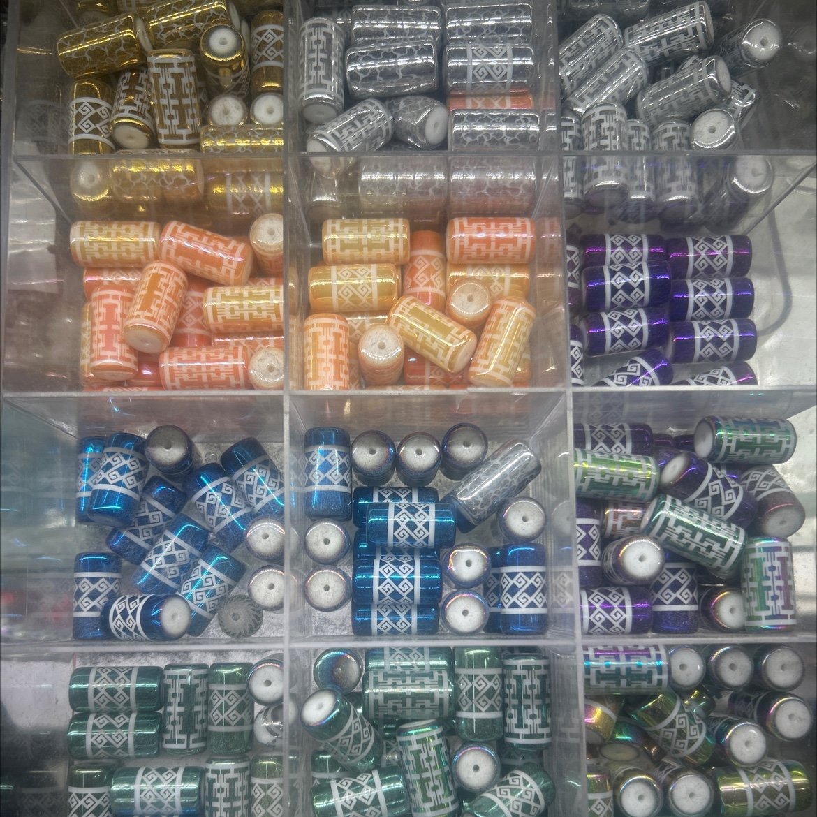 筱珍钻业-玻璃长方珠水晶长方珠，可用于各类工艺装饰