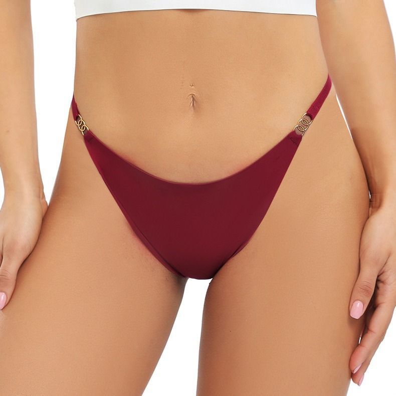 Ice Silk women's underwear, European and American thong details Picture