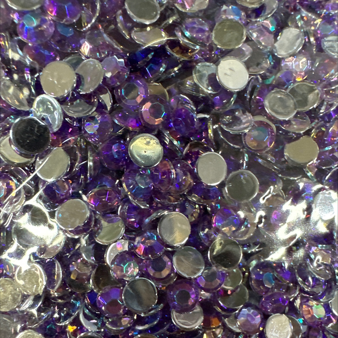 Imitation Taiwan eco-friendly acrylic diamond DIY jewelry accessories, handcrafted materials, multi-color creative decorative accessories, acrylic jewelry fashionable matching details Picture