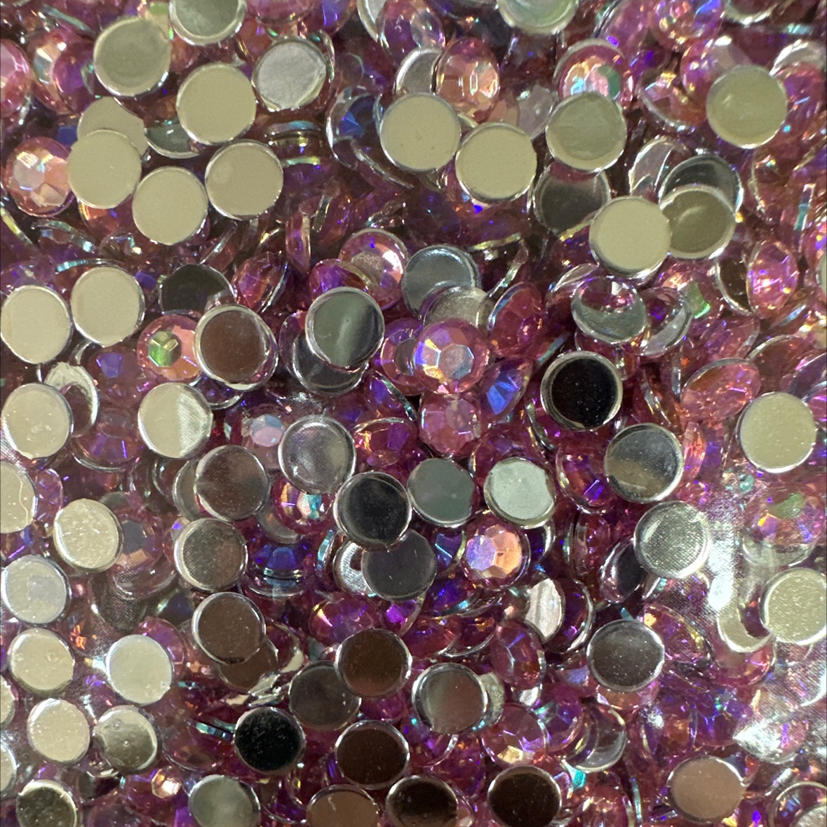 Imitation Taiwan eco-friendly acrylic diamond DIY jewelry accessories, handcrafted materials, multi-color creative decorative accessories, acrylic jewelry fashionable matching detail image 3