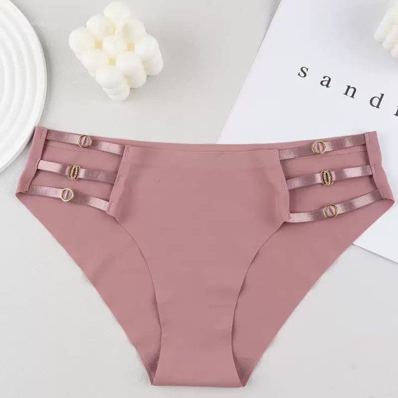 European and American women's ice silk briefs Specification drawing