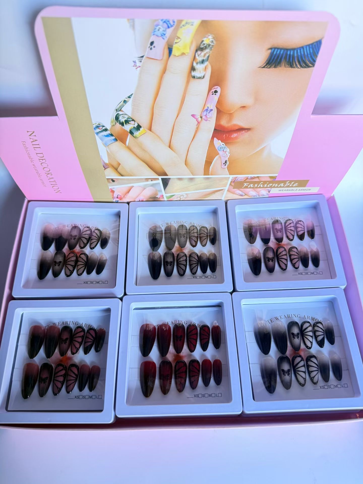 Wholesale nail art accessories, nail pieces, European and American nails, export nails details Picture