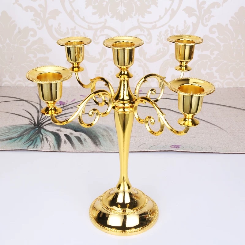 Candlestick, European-style decorative items, retro home fragrance, romantic gifts, candlelight dinner, wedding props, candle cups, candlestick handicrafts and decorative items