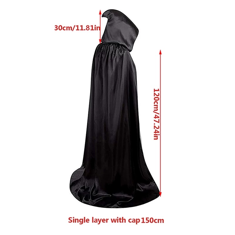 Cape and cloak decoration props cool and mysterious Ghost Festival Halloween mysterious person detail image 4