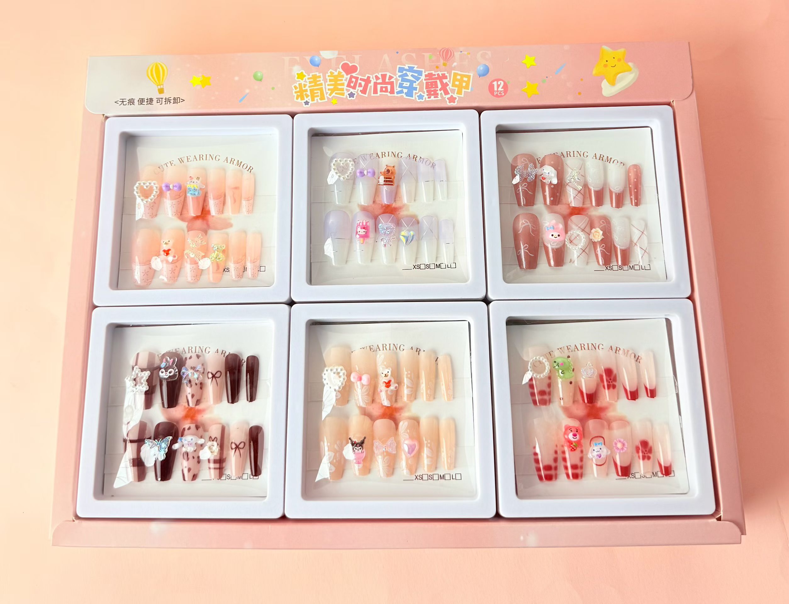 Wearable nail art (new nail plate and diamond style factory) Item Picture