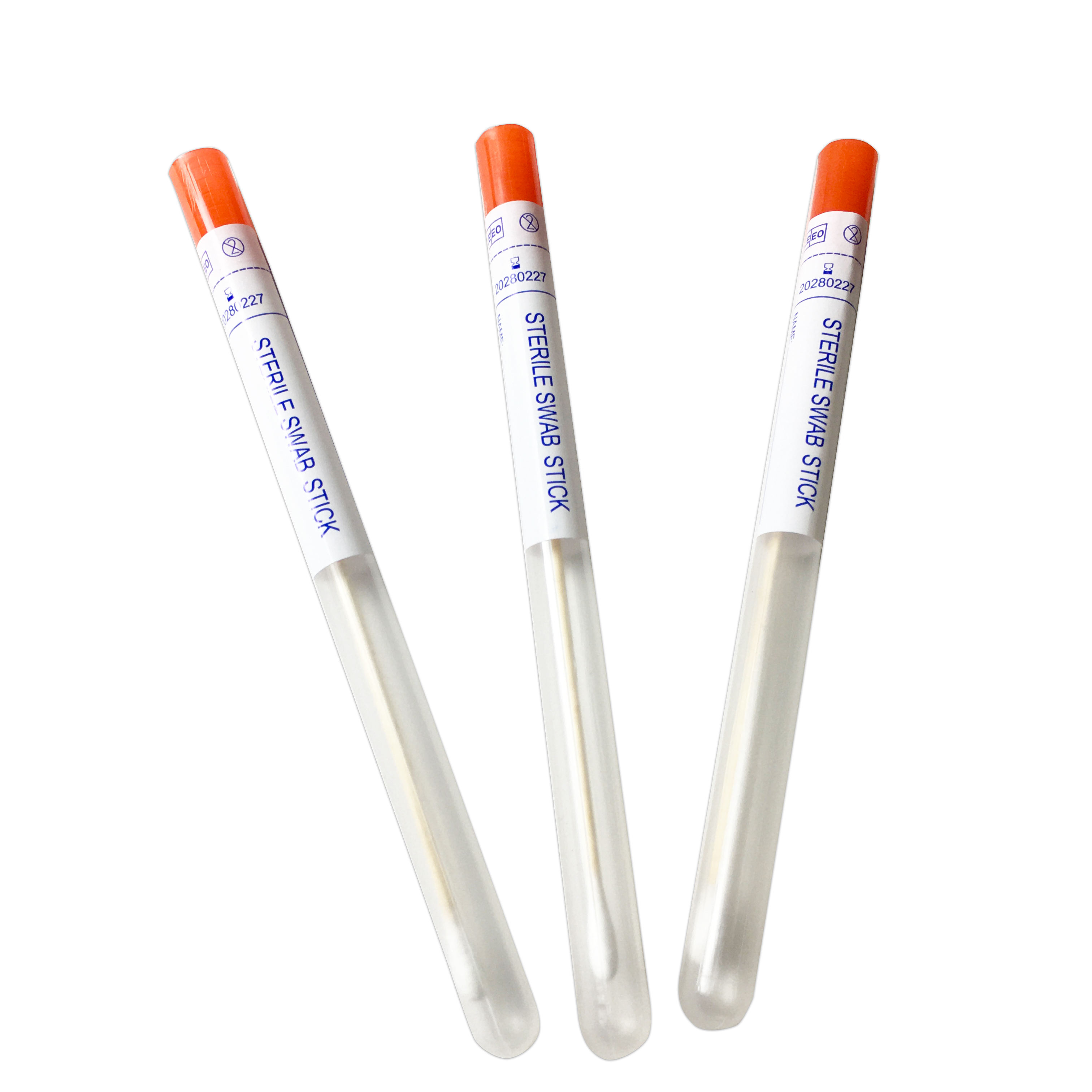 Disposable E.O sterile transport specimen cotton tip PP PS wooden stick sample collection swab for medical surgical laboratory