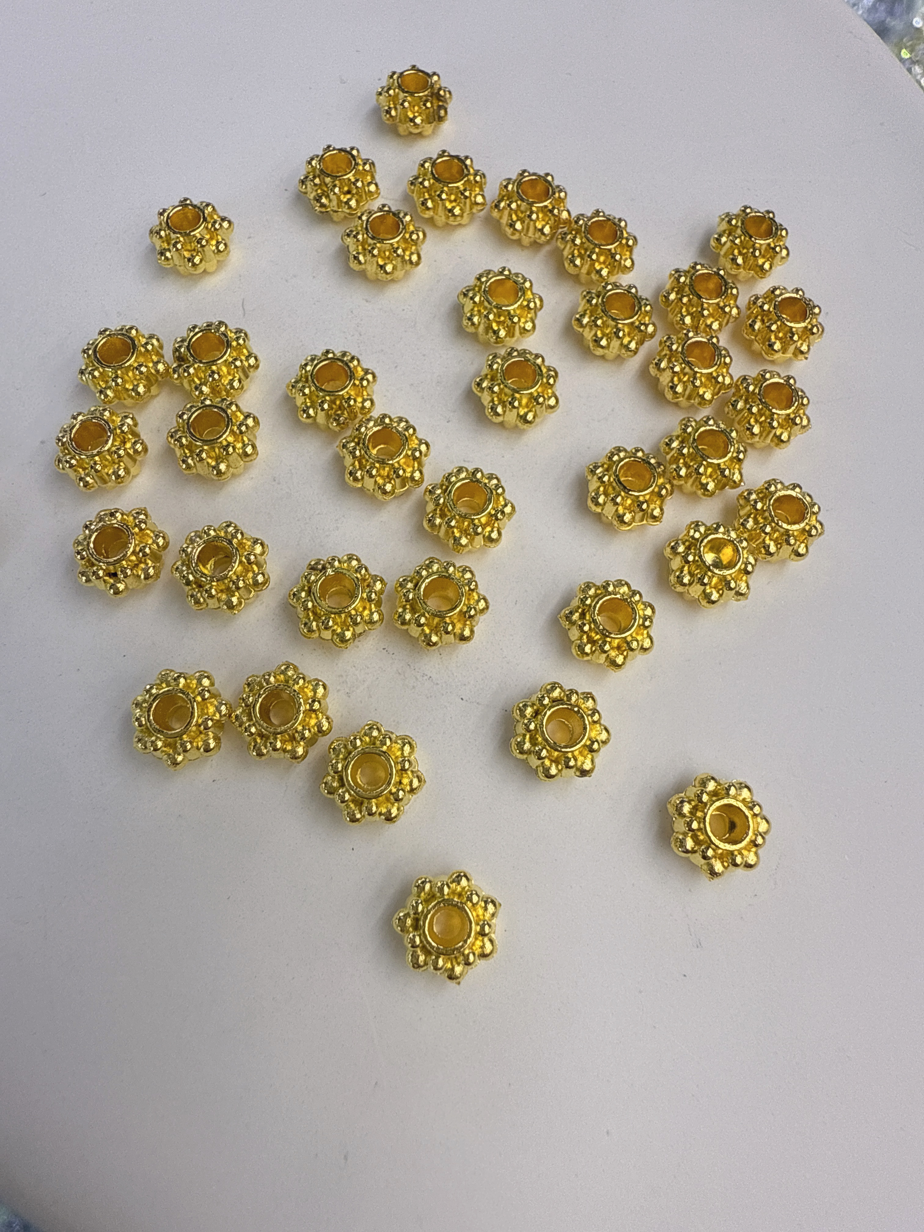 DIY手工隔珠金属隔片饰品配件