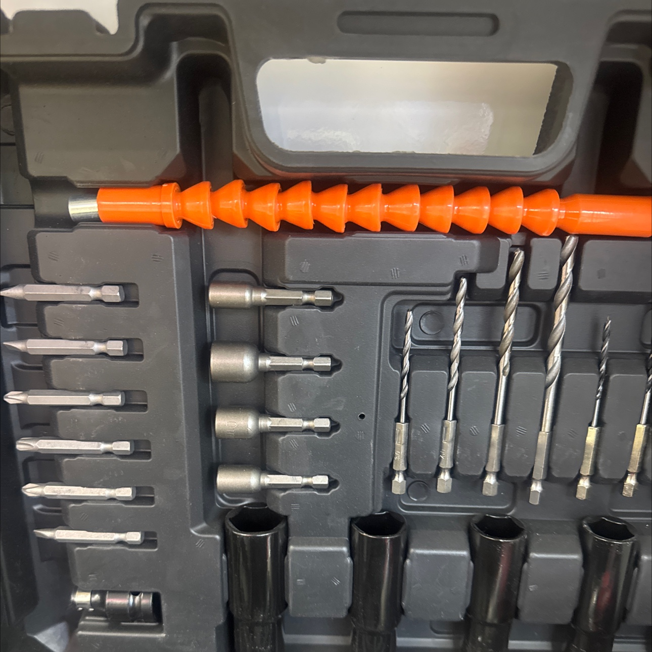 Multi-functional power tool set, household portable electric drill, power tool combination, repair, DIY toolbox complete set details Picture