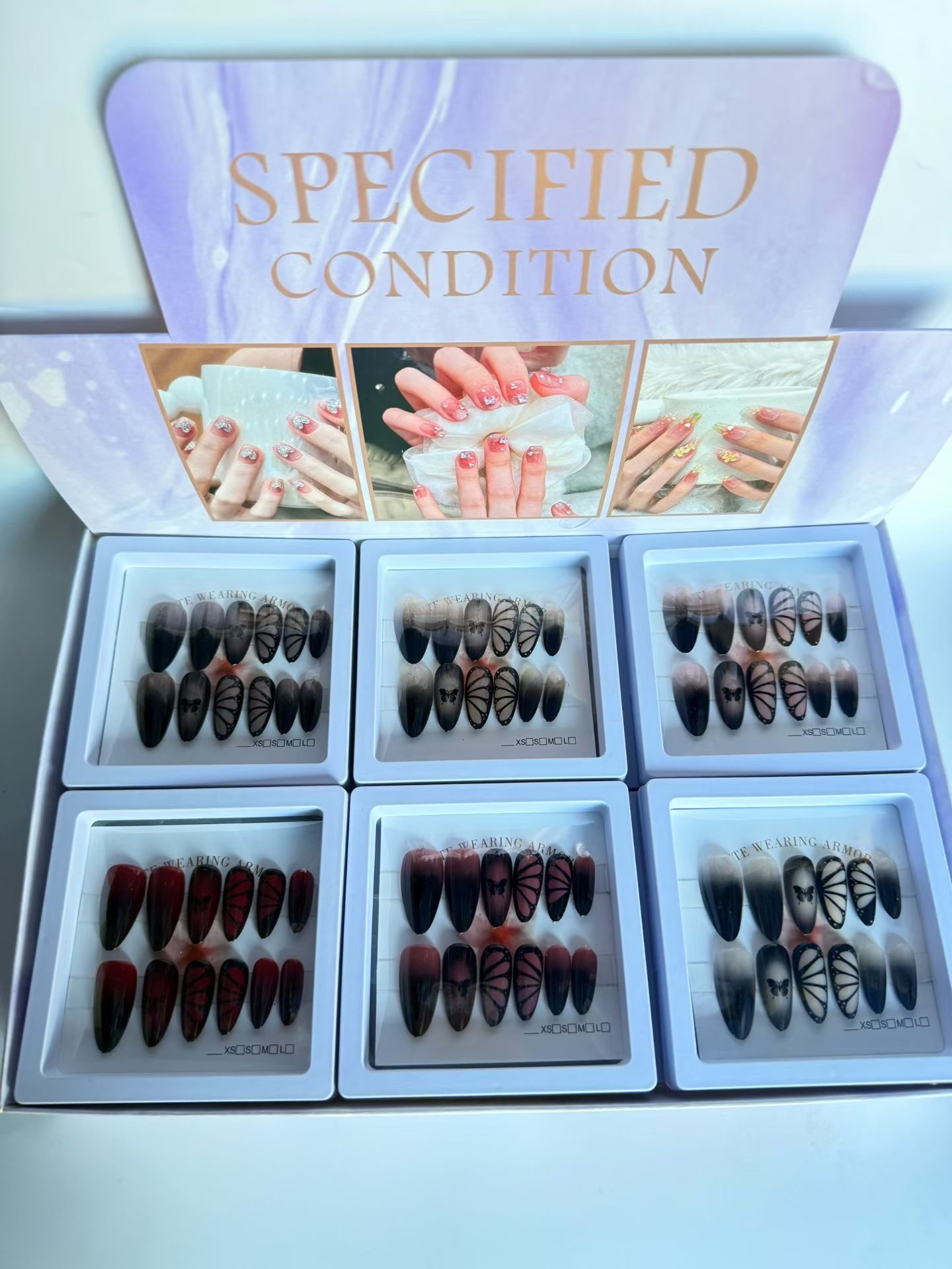 Wholesale nail art accessories, nail pieces, European and American nails, export nails Specification image