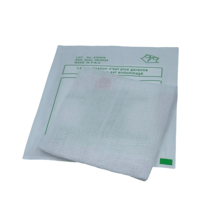 Medical compressed gauze swab hospital grade gauze pad 4" x4" 16-layer medical gauze pad Item Picture