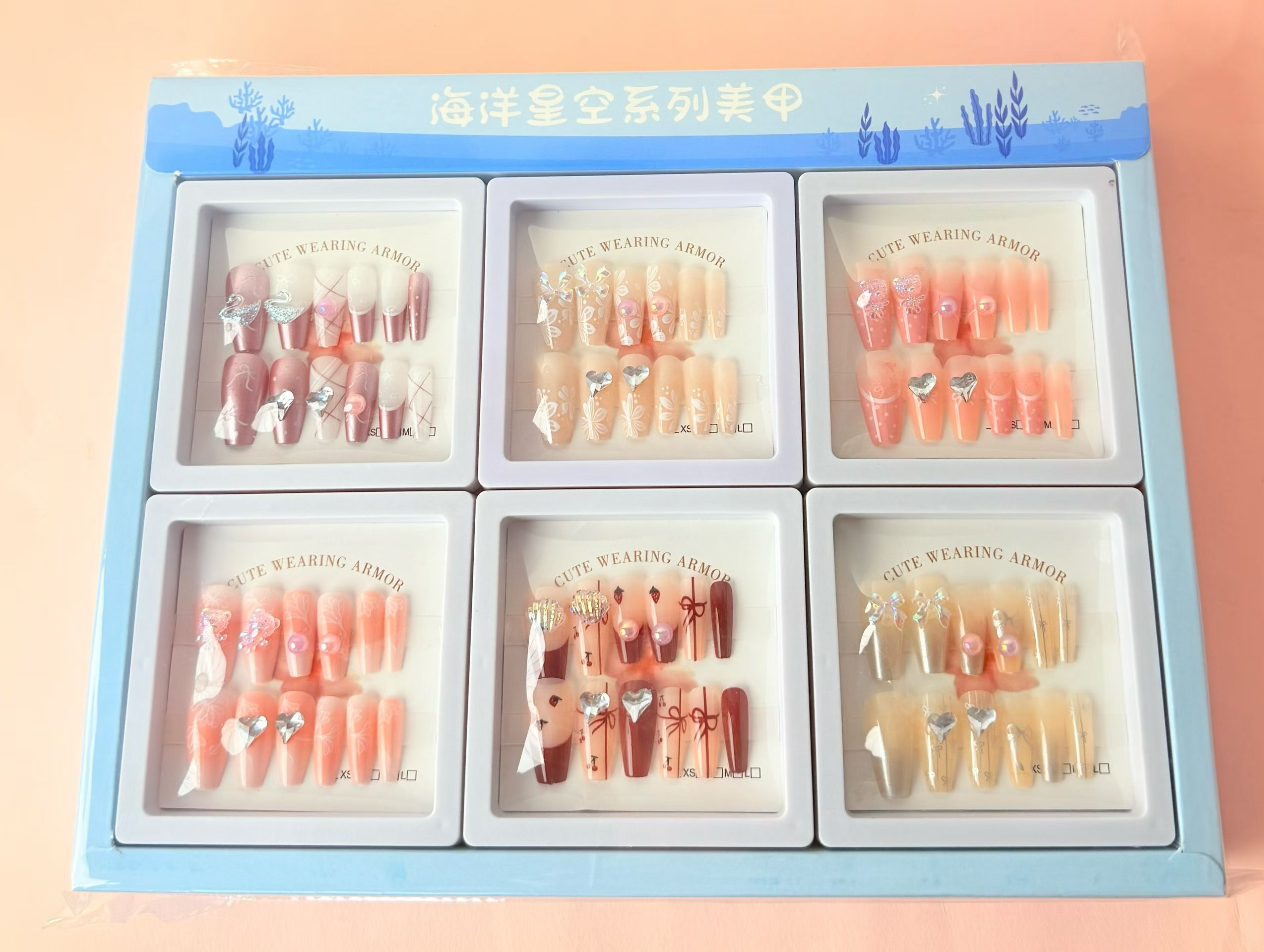 Wholesale of wearable nail art products, fashionable wearable nail pads, portable, easy to stick, long-lasting nail art decoration new products Application Scenario