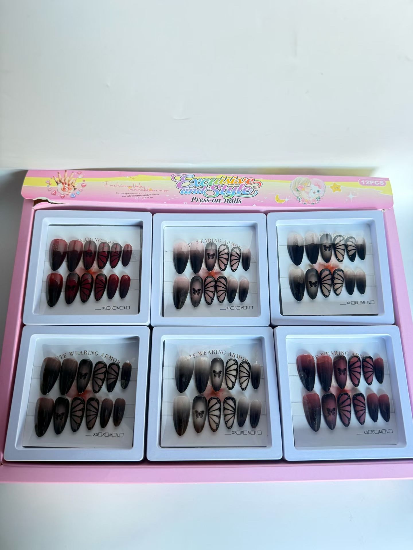Wholesale nail art accessories, nail pieces, European and American nails, export nails Application Scenario