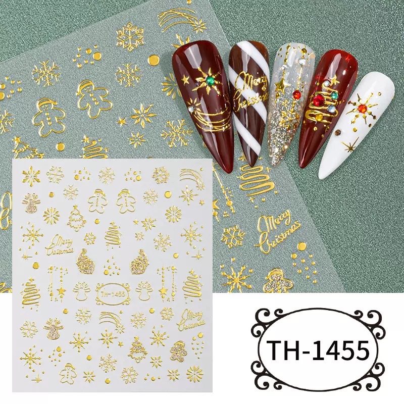 DIY nail art stickers with gilded nail art, three-dimensional nail art stickers Specification image