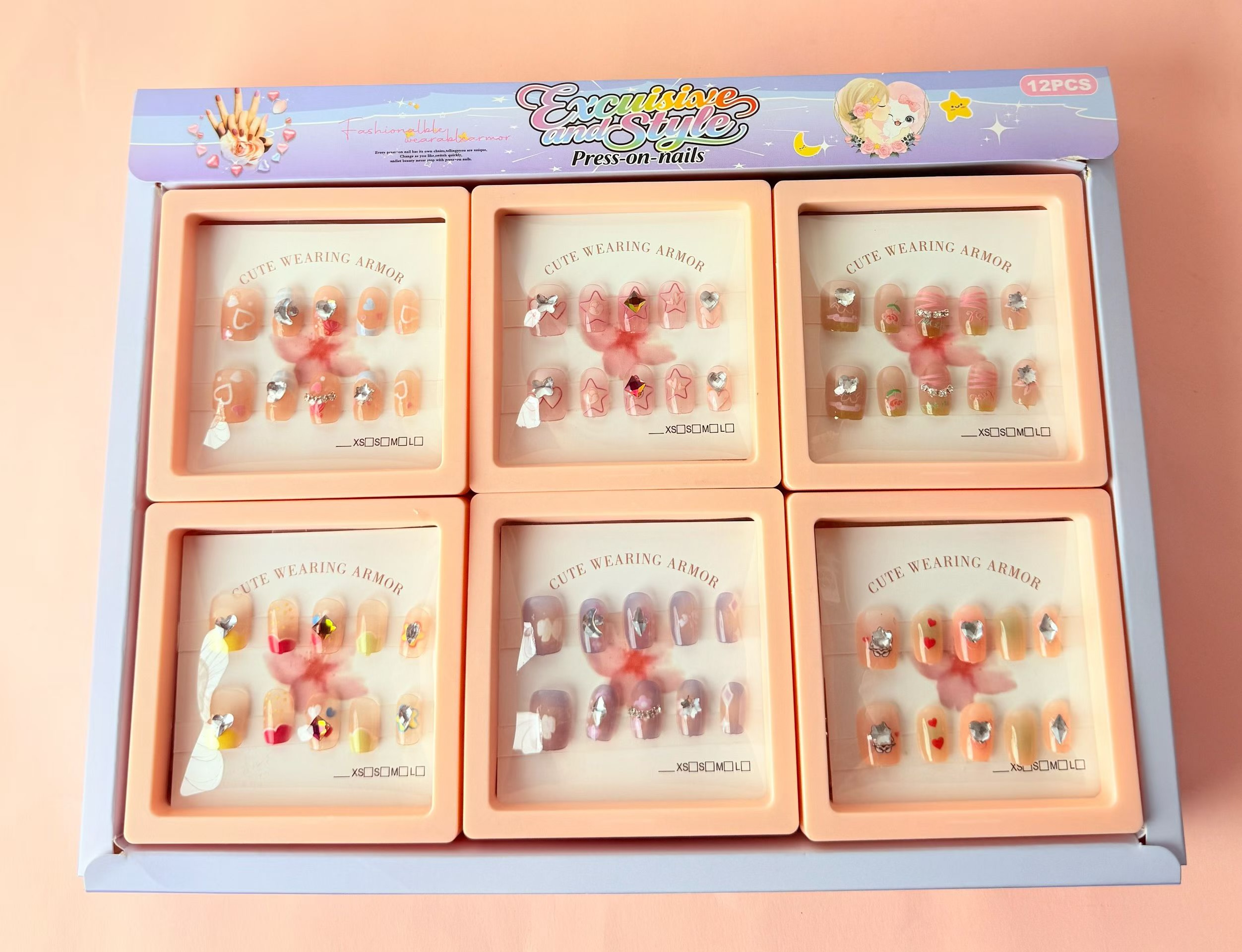 Wearable nail art (new nail plate and diamond style factory) Specification image