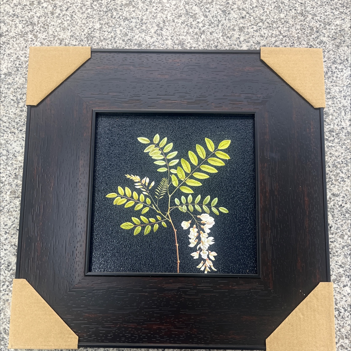 Chinese-style bedside decorative paintings for the living room, dining room and bedroom, 35*35cm, with a texture effect