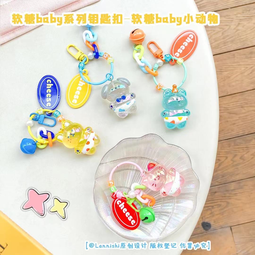 Metal keychains, silicone keychains, figurine pendants detail image 6